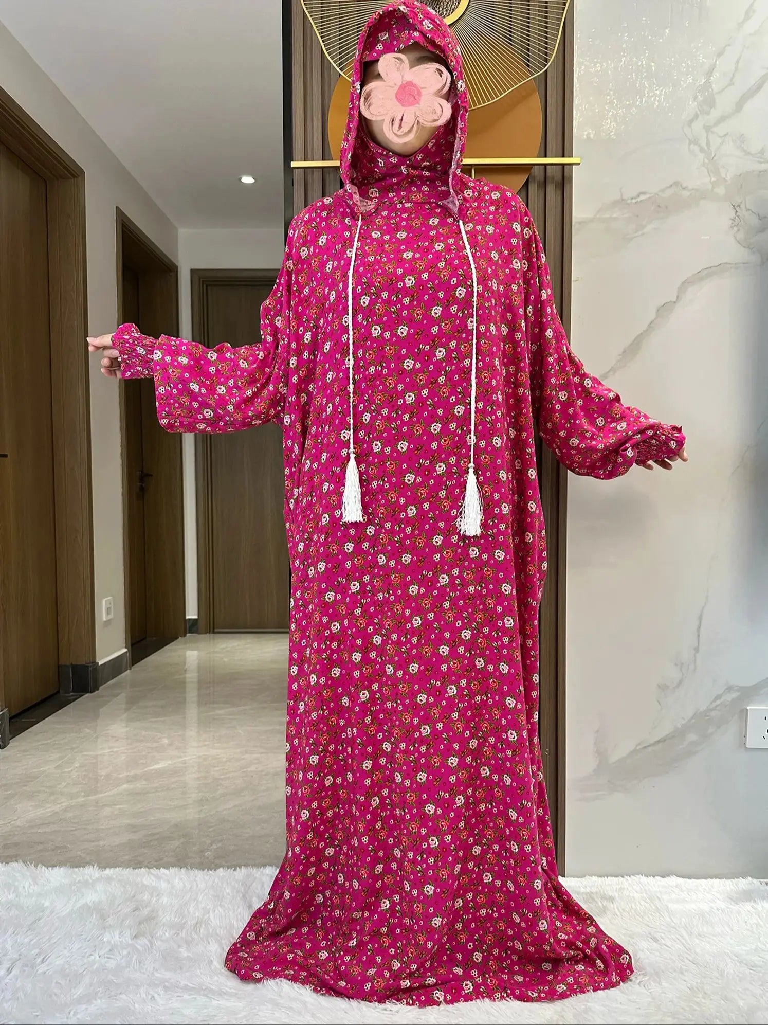 New Ramadan Muslim Two Hats Abaya
