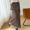 Autumn and Winter New 100% Cashmere Skirt Women's High Waist Skirt