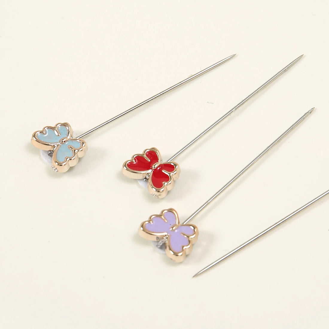 20-Piece Butterfly Hijab Pins – Colorful Scarf & Shawl Clips for Women