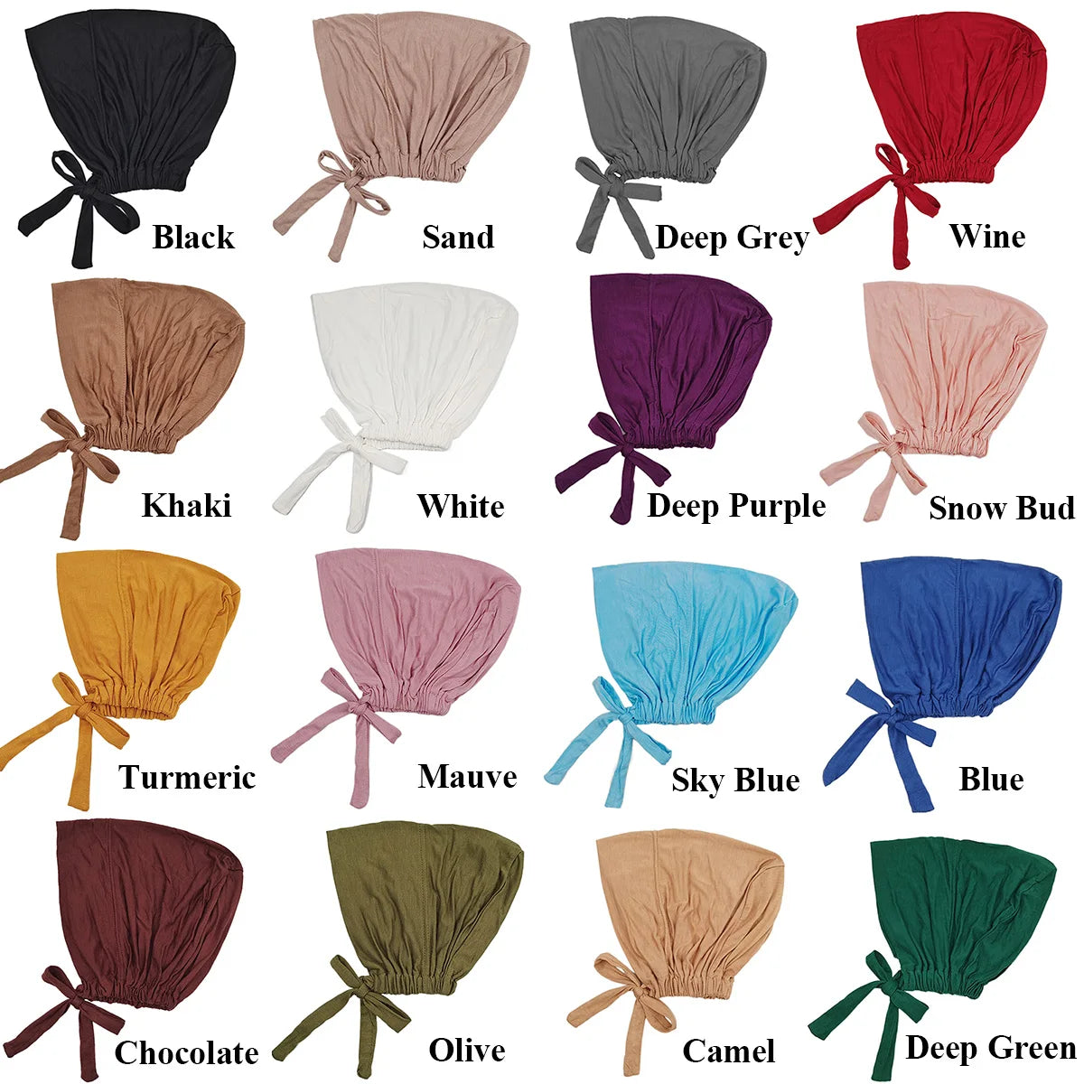 Soft Modal Inner Hijab Cap – Islamic Underscarf Bonnet