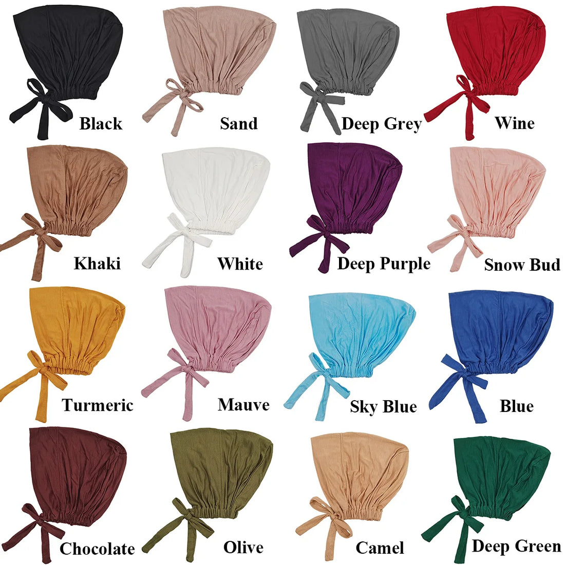 Soft Modal Inner Hijab Cap – Islamic Underscarf Bonnet