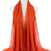 Ready-to-Wear Chiffon Hijab – Elegant Solid Color Instant Headscarf