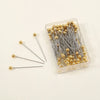 100-Piece Hijab Pin Set – Slim Alloy Scarf Pins for Women