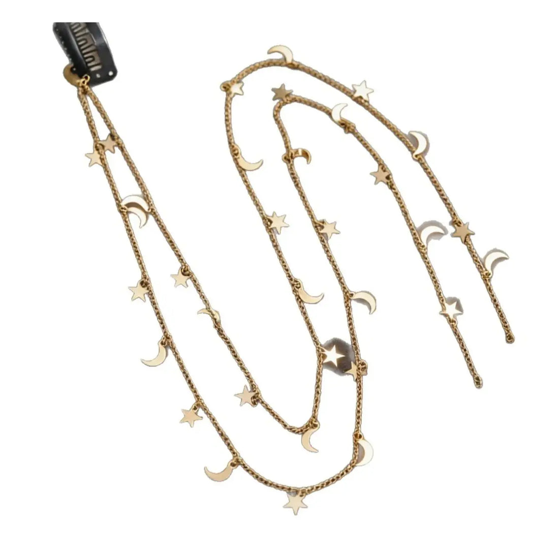 Ramadan Moon & Star Hair Chain – Elegant Invisible Hair Accessory for Women