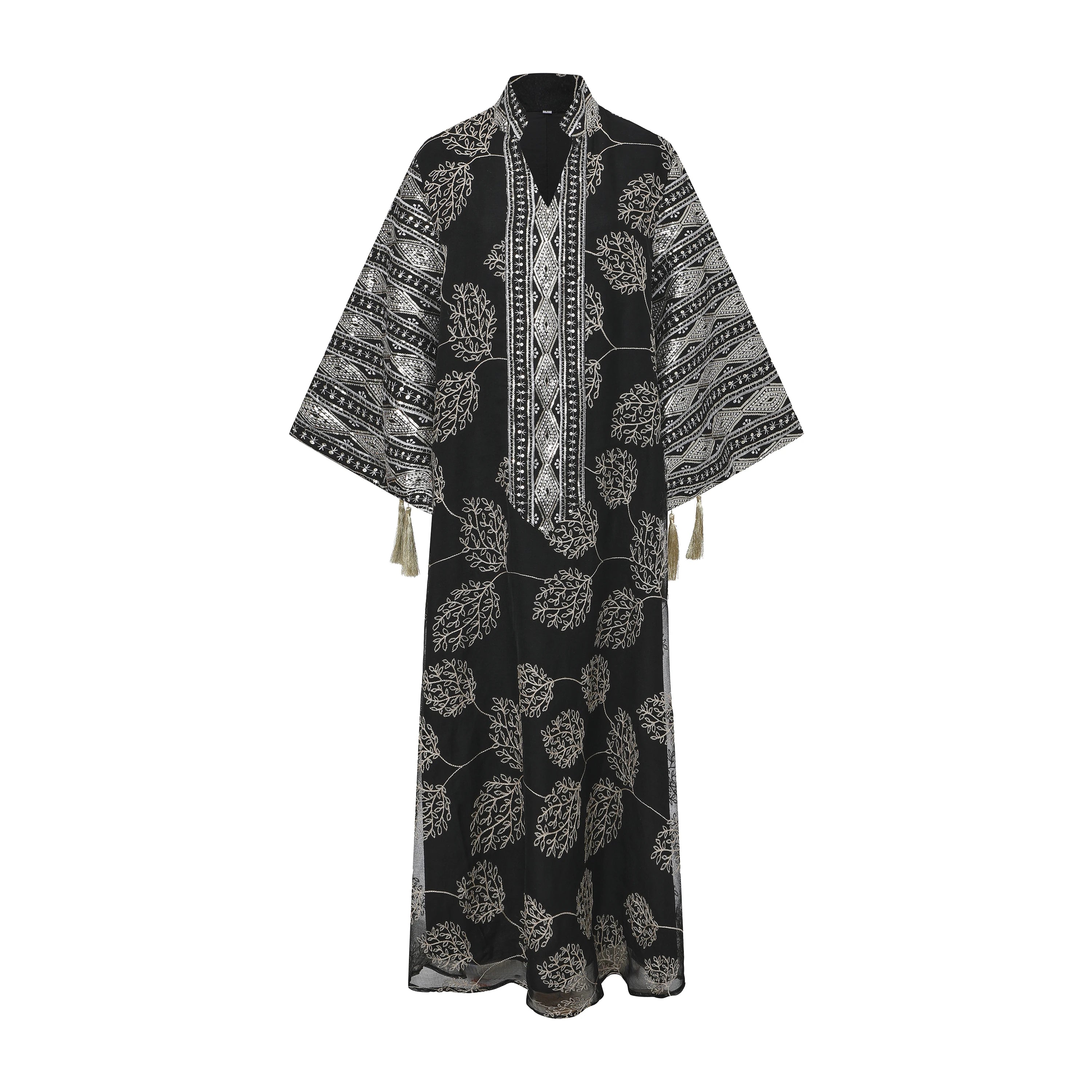 Aiyu Nuex Embroidery Abaya – Traditional Gorgeous Kaftan