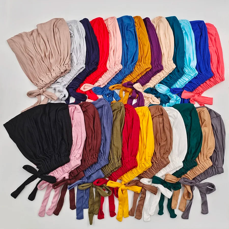 Soft Modal Inner Hijab Cap – Islamic Underscarf Bonnet