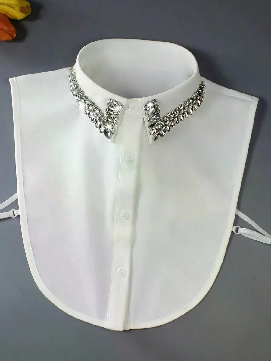 High-Quality Luxury Bling Rhinestone Detachable Collar