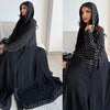 Diamond Embellished Abaya – Eid Button Cardigan