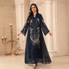Diamond & Sequin Abaya – Wedding & Evening Party Dress