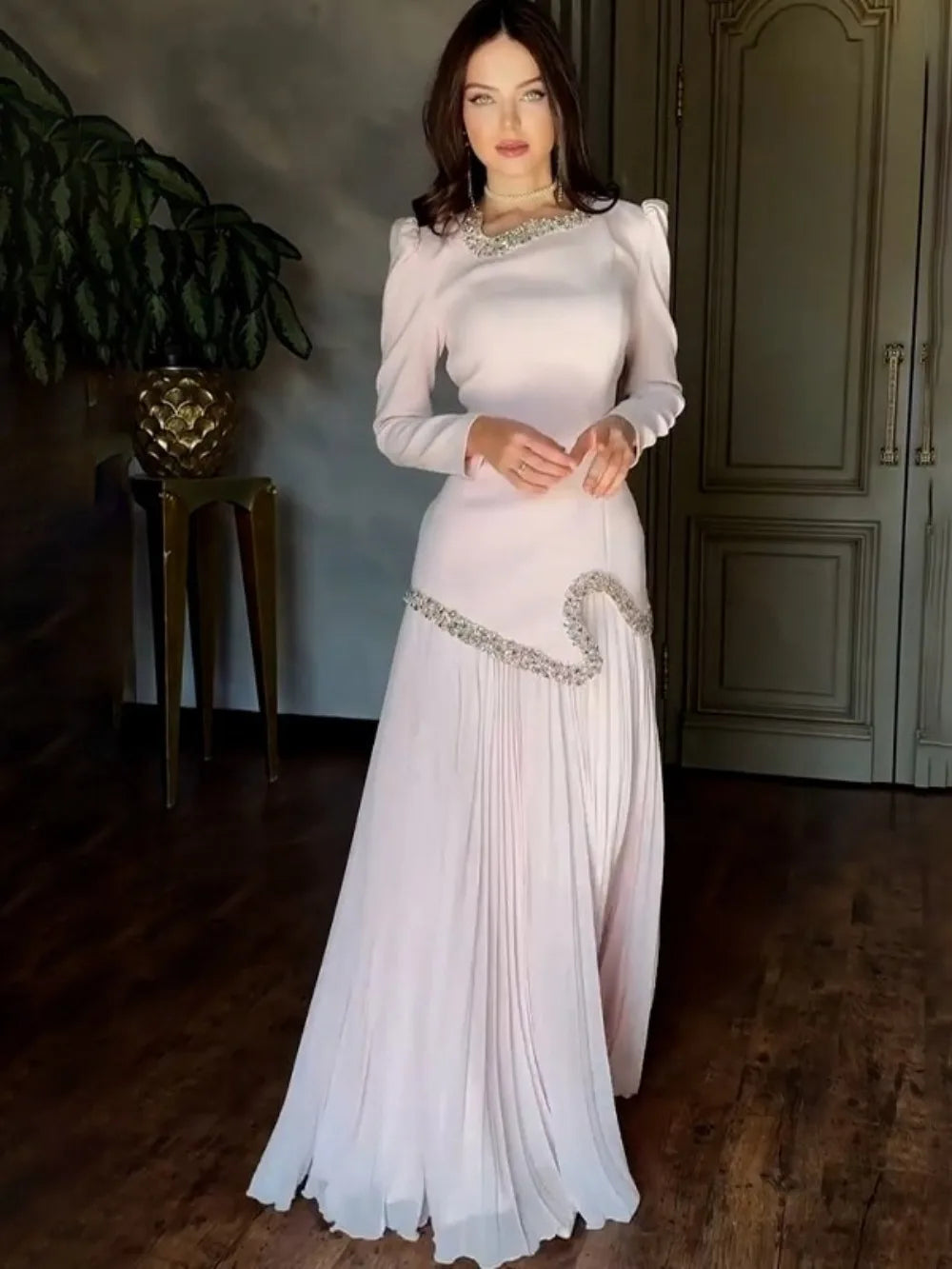 Eid Abaya Women Dress Muslim Jalabiya