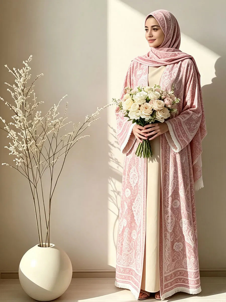 Tassel Abaya Kimono – Dubai Modest Fashion Dress
