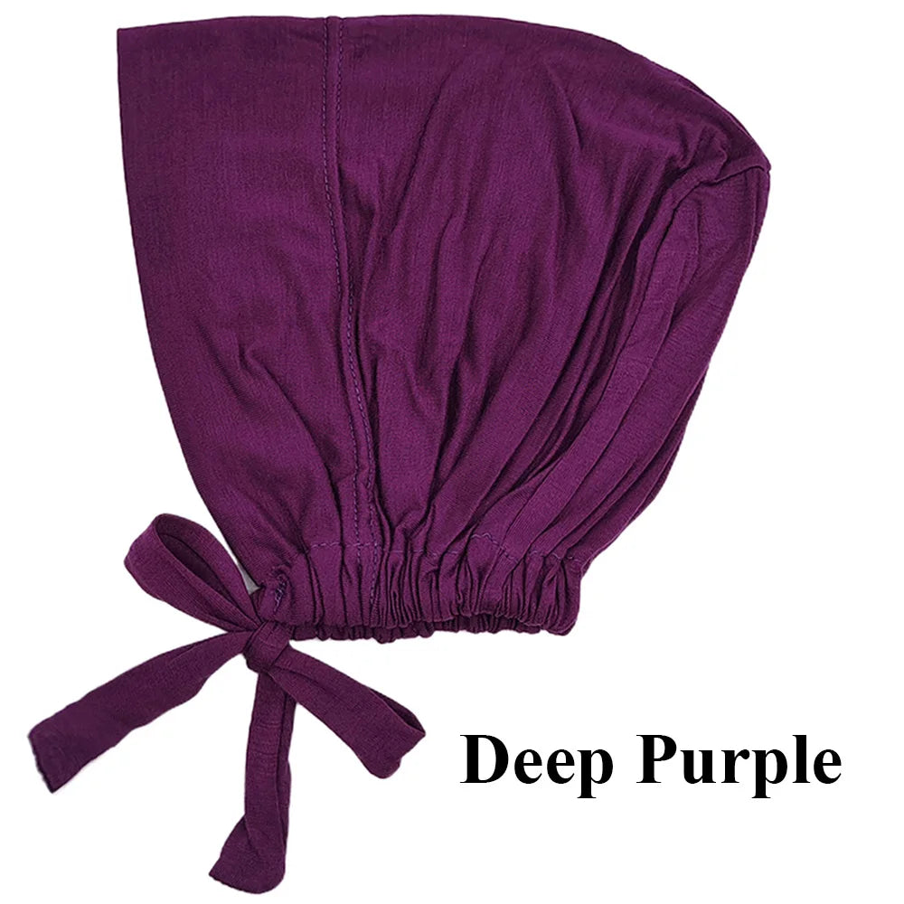 Soft Modal Inner Hijab Cap – Islamic Underscarf Bonnet