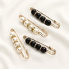 Elegant Pearl Hijab Brooch Pins – Stylish Mixed-Color Scarf Accessories