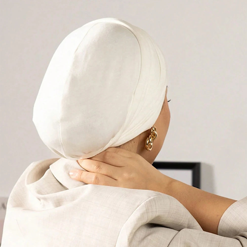 Instant Hijab Woman Muslim Underscarf Caps