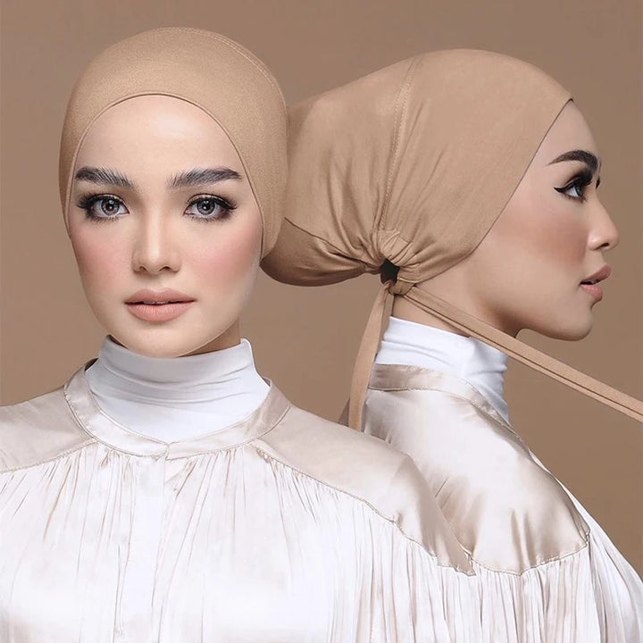 Soft Modal Inner Hijab Cap – Islamic Underscarf Bonnet