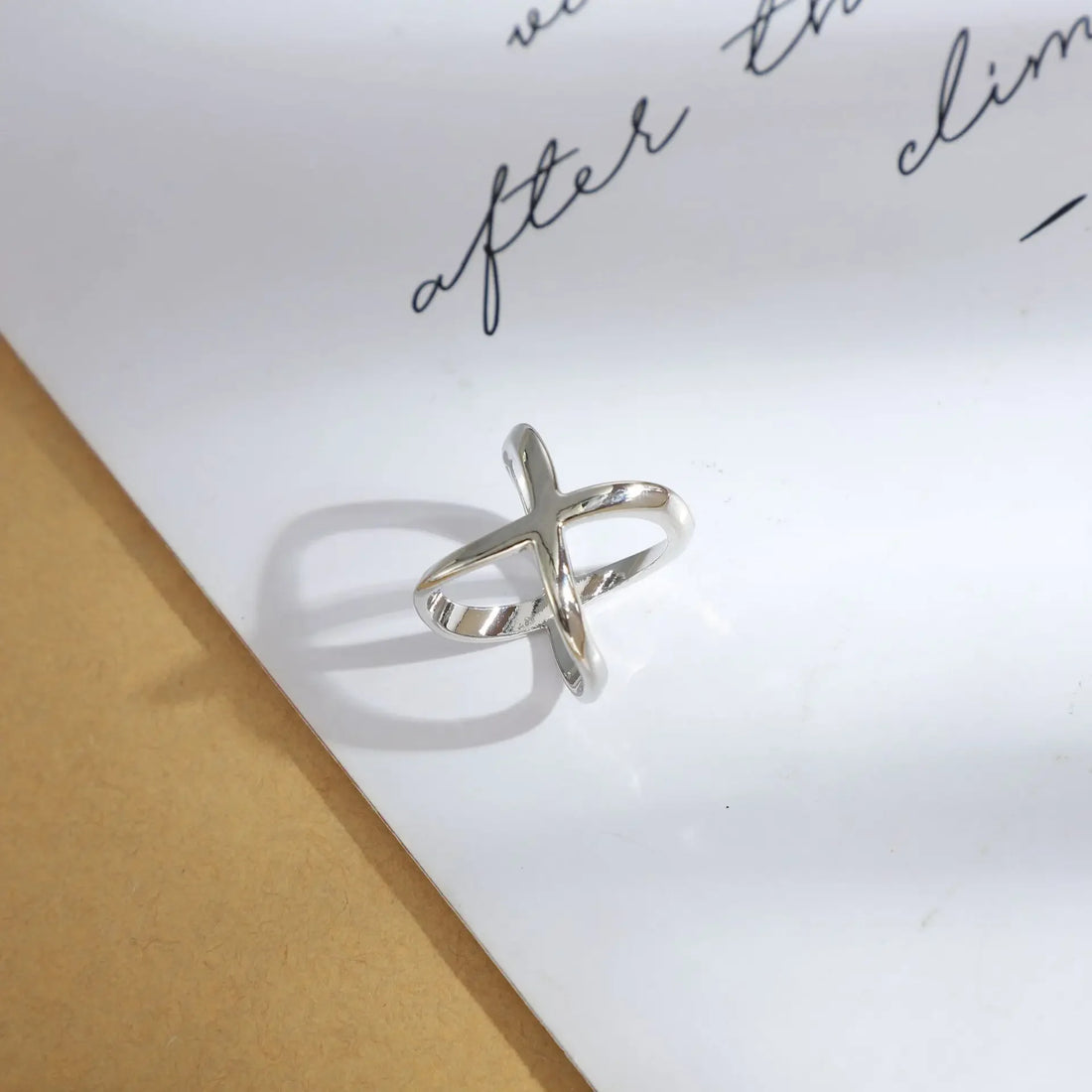 X-Shape Scarf Clip Brooch – Elegant Metal Shawl Buckle for Women