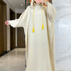 Candy Color Women Cotton Abayas