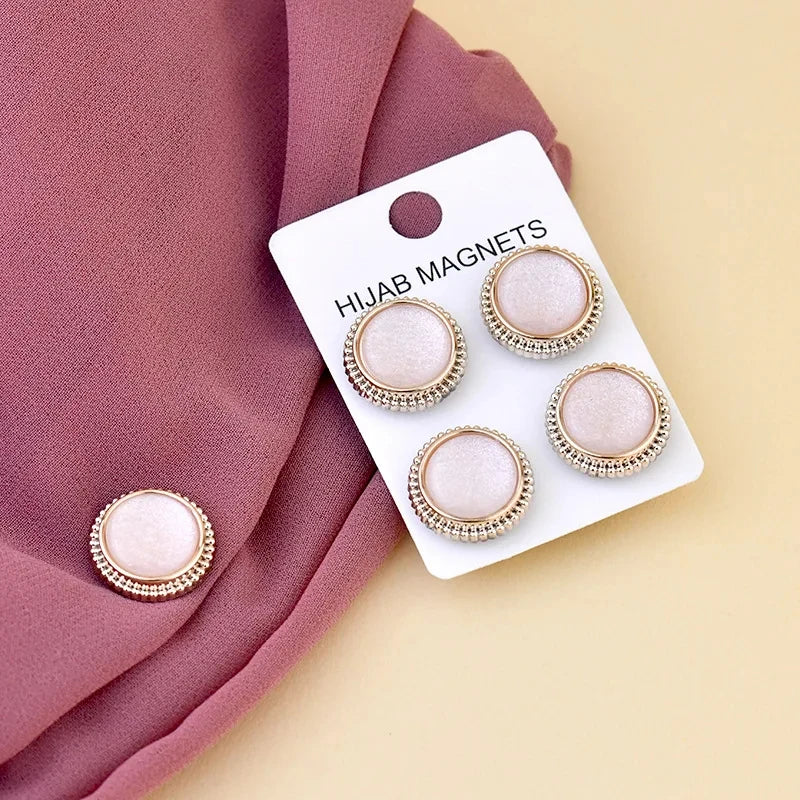 Magnetic Hijab Scarf Brooch – Decorative Headscarf Clip