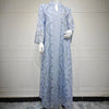 Eid Ramadan Women Dress Abaya Stand Collar Diamond Caftan Muslim Robe Jalabiya Ramadan Morocco Dubai Kaftan Vestidos Largos