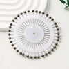 Pearl Head Hijab Pins – Set of 40 Colorful Scarf Pins