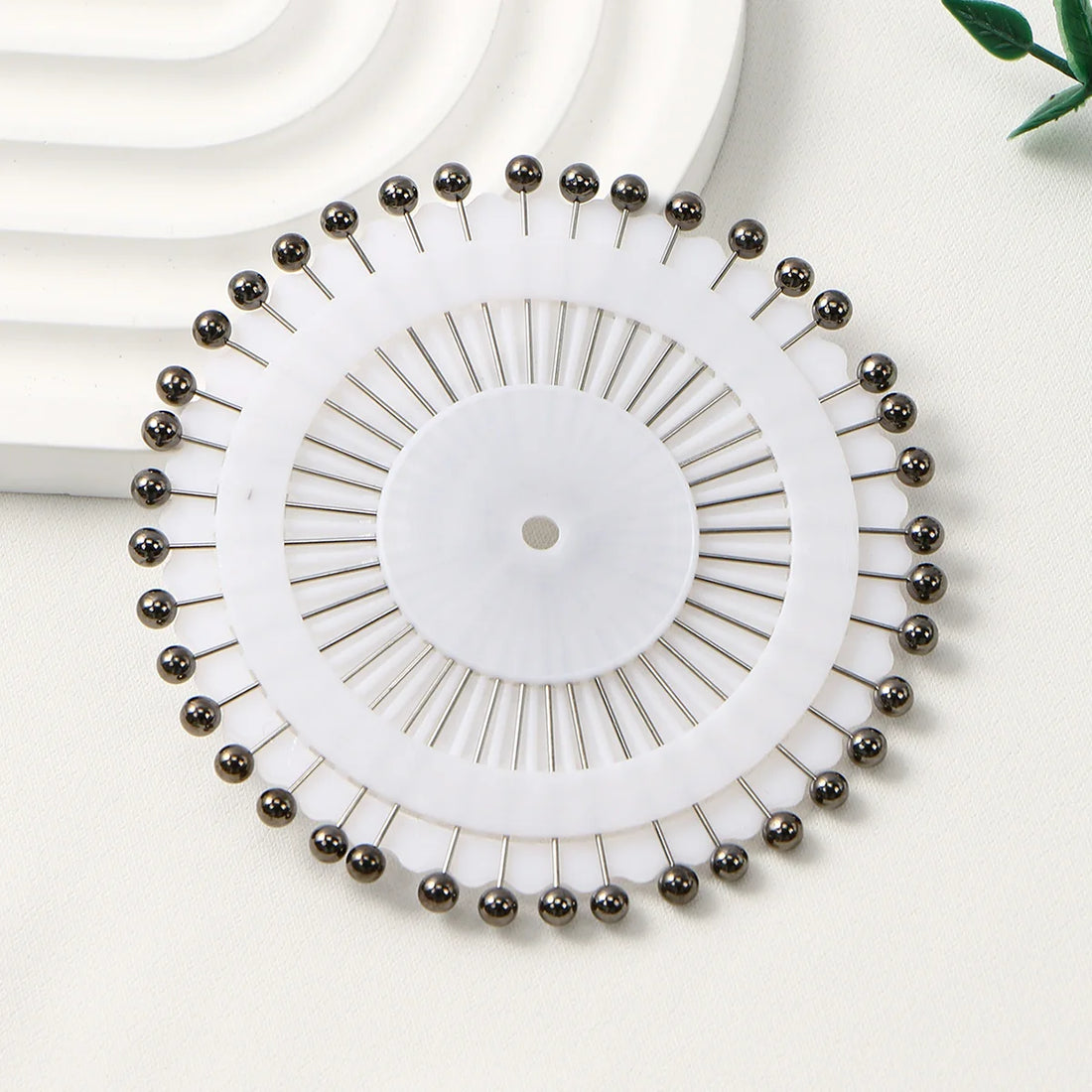 Pearl Head Hijab Pins – Set of 40 Colorful Scarf Pins