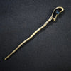 Vintage Floral Metal Hair Stick – Elegant Alloy Hair Fork for Women & Girls