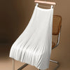Women Vintage Midi Skirt Wide Elastic Waistband High Waist Pleated A-Line Skirt