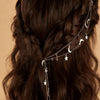 Ramadan Moon & Star Hair Chain – Elegant Invisible Hair Accessory for Women